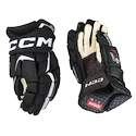 Gants de hockey CCM JetSpeed FT6 Pro Black/White Junior