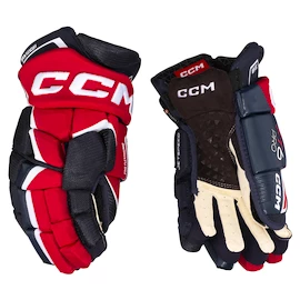 Gants de hockey CCM JetSpeed FT6 Pro Navy/Red/White Senior