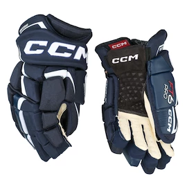 Gants de hockey CCM JetSpeed FT6 Pro Navy/White Senior