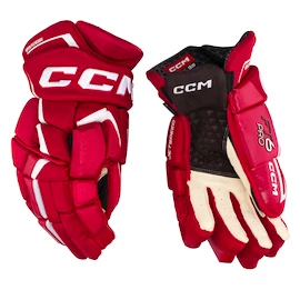 Gants de hockey CCM JetSpeed FT6 Pro Red/White Junior