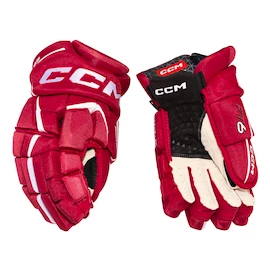 Gants de hockey CCM JetSpeed FT6 Red/White Junior