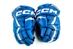 Gants de hockey CCM JetSpeed FT6 Royal/White Junior 12 pouces