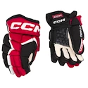 Gants de hockey CCM JetSpeed FT680 Black/Red/White Junior 10 pouces