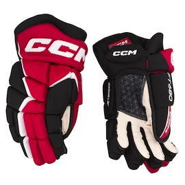 Gants de hockey CCM JetSpeed FT680 Black/Red/White Senior