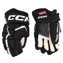 Gants de hockey CCM JetSpeed FT680 Black/White Junior 12 pouces