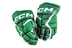 Gants de hockey CCM JetSpeed FT680 Dark Green/White Junior 12 pouces