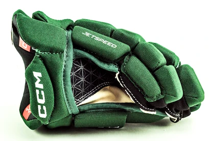 Gants de hockey CCM JetSpeed FT680 Dark Green/White Senior