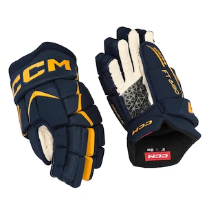 Gants de hockey CCM JetSpeed FT680 Navy/Sunflower Senior