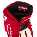 Gants de hockey CCM JetSpeed FT680 Red/White Junior