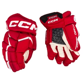 Gants de hockey CCM JetSpeed FT680 Red/White Junior