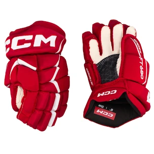 Gants de hockey CCM JetSpeed FT680 Red/White Junior 11 pouces