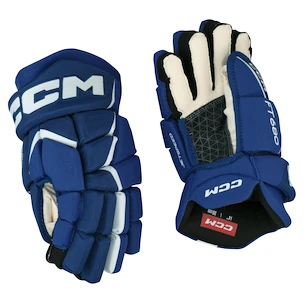 Gants de hockey CCM JetSpeed FT680 Royal/White Senior 15 pouces
