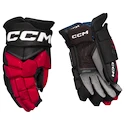 Gants de hockey CCM JetSpeed FT8 Black/Red/White Senior