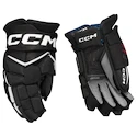 Gants de hockey CCM JetSpeed FT8 Black/White Senior