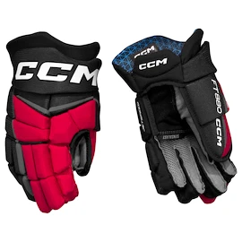 Gants de hockey CCM JetSpeed FT880 Black/Red/White Senior