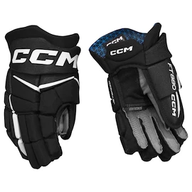 Gants de hockey CCM JetSpeed FT880 Black/White Senior