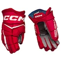 Gants de hockey CCM JetSpeed FT880 Red/White Senior