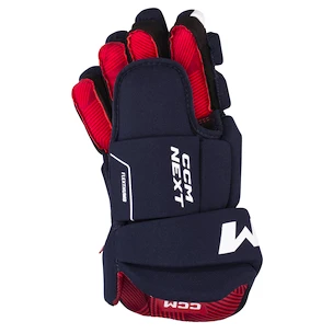 Gants de hockey CCM Next Navy/White Senior 15 pouces