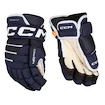 Gants de hockey CCM Tacks 4 ROLL PRO 3 Navy Senior 14 pouces