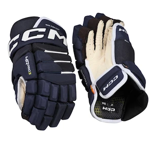 Gants de hockey CCM Tacks 4 ROLL PRO 3 Navy Senior 14 pouces