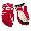 Gants de hockey CCM Tacks 4 ROLL PRO 3 Red Senior 13 pouces