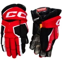 Gants de hockey CCM Tacks AS-V Black/Red/White Senior