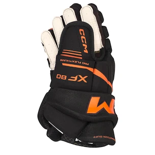 Gants de hockey CCM Tacks XF 80 Black/Orange Senior 15 pouces