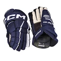 Gants de hockey CCM Tacks XF 80 Navy/White Junior