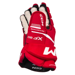 Gants de hockey CCM Tacks XF 80 Red/White Junior