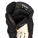 Gants de hockey CCM Tacks XF PRO Black/Grey Junior