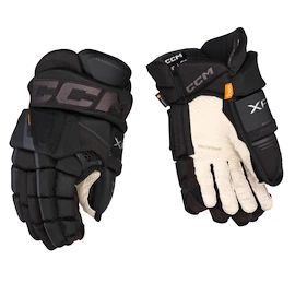 Gants de hockey CCM Tacks XF PRO Black/Grey Junior