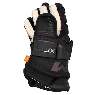 Gants de hockey CCM Tacks XF PRO Black/Grey Junior 11 pouces