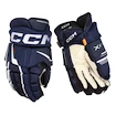 Gants de hockey CCM Tacks XF PRO Navy/White Senior