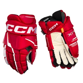 Gants de hockey CCM Tacks XF PRO Red/White Junior