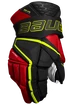 Gants de hockey, Intermediate Bauer Vapor Hyperlite - MTO black/red/green