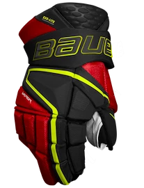 Gants de hockey, Intermediate Bauer Vapor Hyperlite - MTO black/red/green