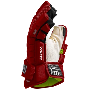 Gants de hockey Warrior Alpha FR2 Pro Red Senior