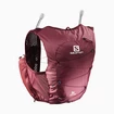 Gilet de course pour femme Salomon  Skin 8 Set Earth Red/Cabernet