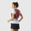 Gilet de course pour femme Salomon  Skin 8 Set Earth Red/Cabernet