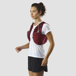 Gilet de course pour femme Salomon  Skin 8 Set Earth Red/Cabernet