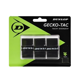 Grip tape supérieur Dunlop Gecko-Tac Overgrip Black