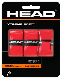 Grip tape supérieur Head Xtreme Soft Red (3 pcs)