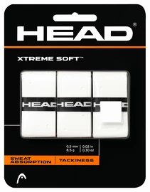 Grip tape supérieur Head Xtreme Soft White (3 pcs)