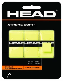 Grip tape supérieur Head Xtreme Soft Yellow (3 pcs)