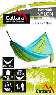Hamac Cattara  NYLON 275x137cm