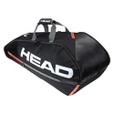 Housse de raquettes Head  Tour Team 6R Black/Orange