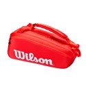 Housse de raquettes Wilson Super Tour 6 Pack Red