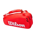 Housse de raquettes Wilson Super Tour 6 Pack Red