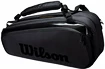 Housse de raquettes Wilson Super Tour 9 Pack Pro Staff Black