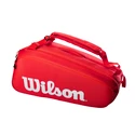 Housse de raquettes Wilson  Super Tour 9 Pack Red